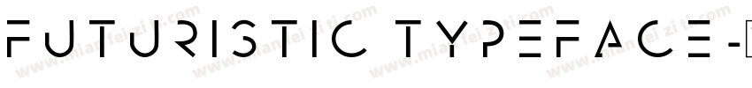 futuristic typeface字体转换